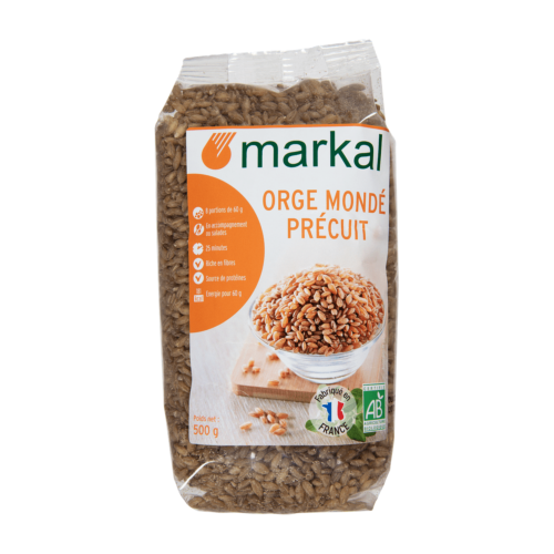 Orge mondé précuit, Markal, 500g*