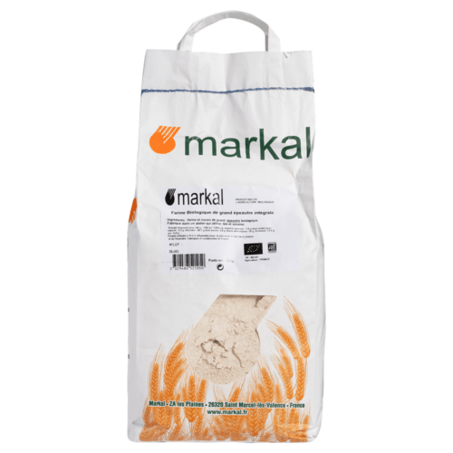 Farine grand épeautre intégral, Markal, 5kg*