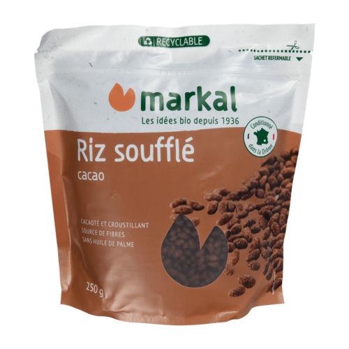 Riz soufflé cacao, Markal, 250g*