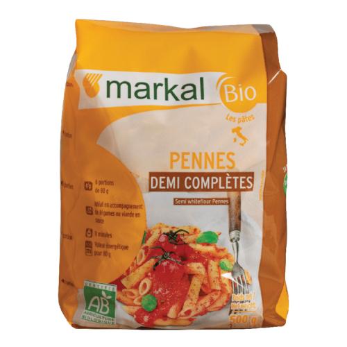 Penne 1/2 complèts, Markal, 500g*