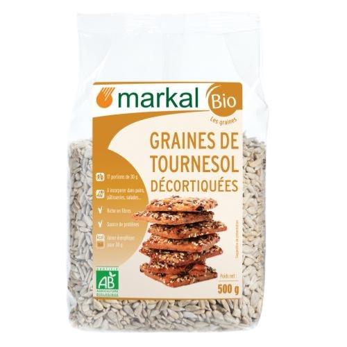 Graines de tournesol décortiquées, Markal, 500g*