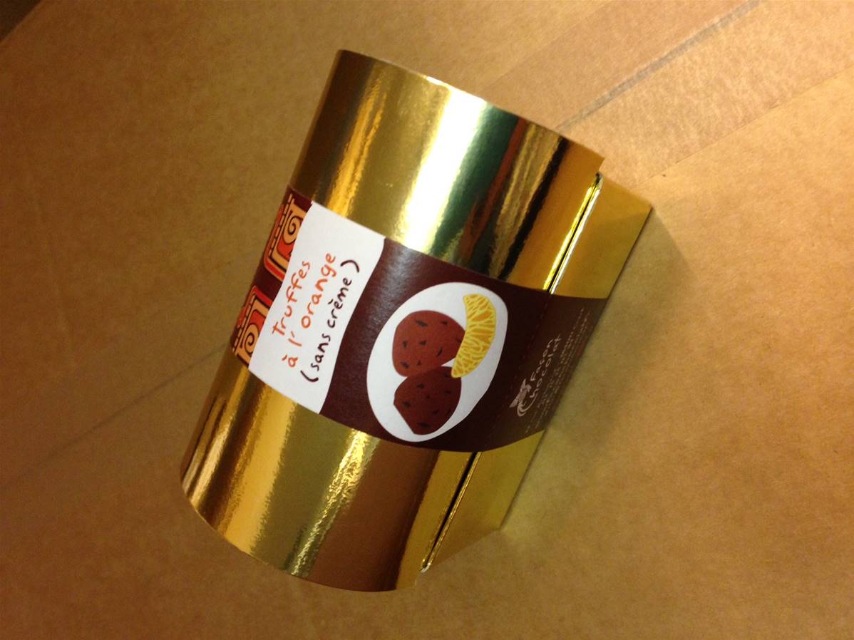 Truffe au praliné noisette, ballotin, Façon Chocolat, 180g*