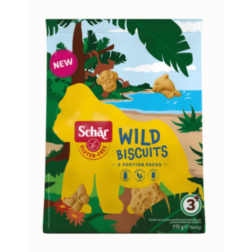 Wild biscuits sans gluten, Schär,  115g