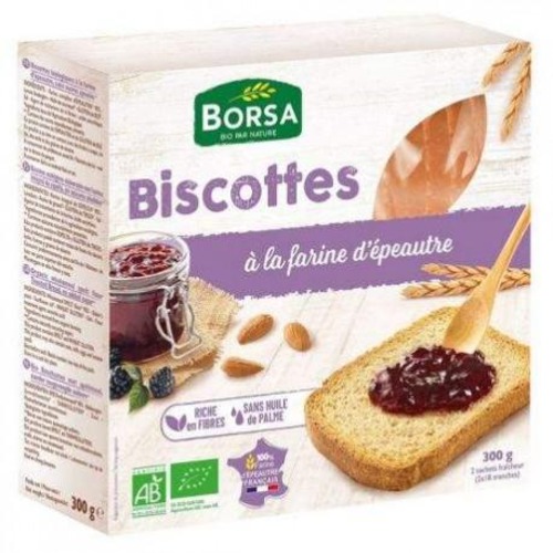 Biscottes d'épeautre, Borsa, 300g*