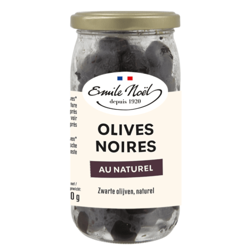 Olives Noires au Naturel Bio, Emile Noël, 250g*