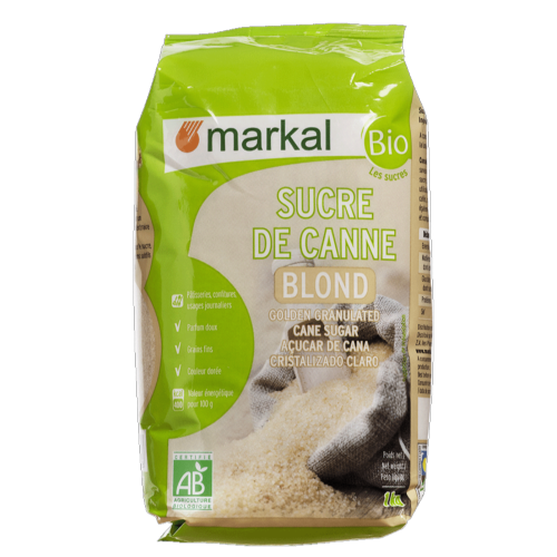 Sucre de canne blond, Markal, 1kg*