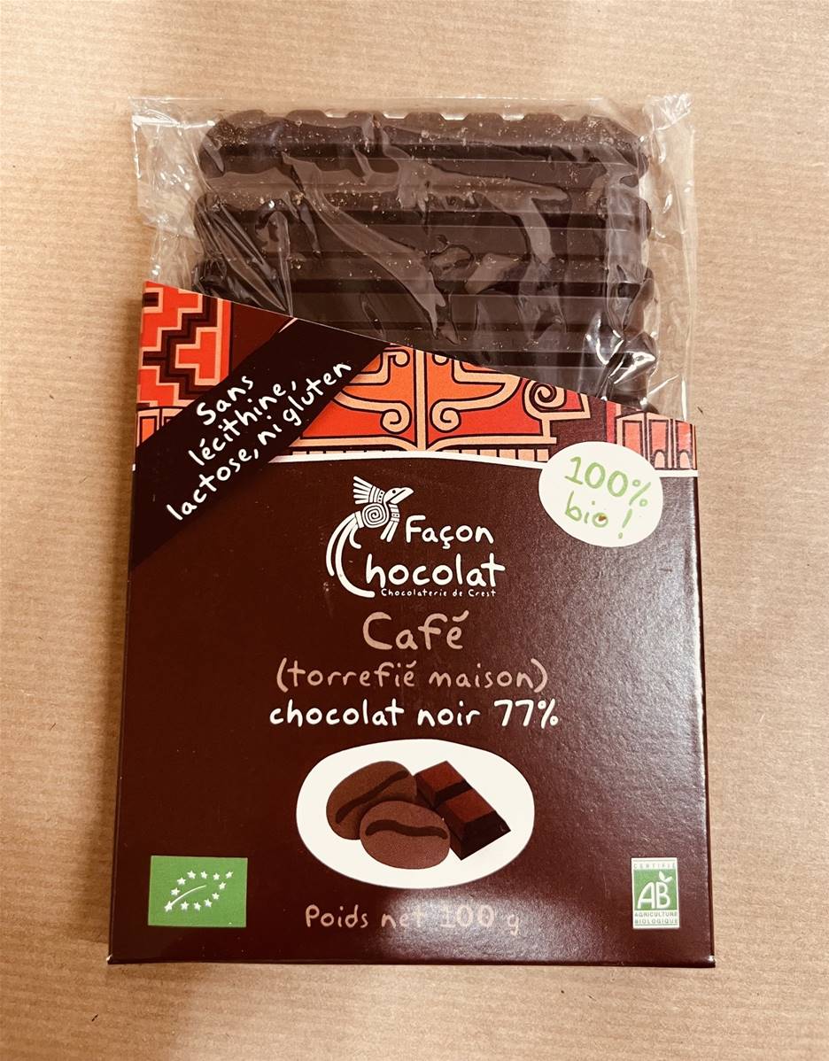Tablette au café torréfié maison, Façon Chocolat, 80g*