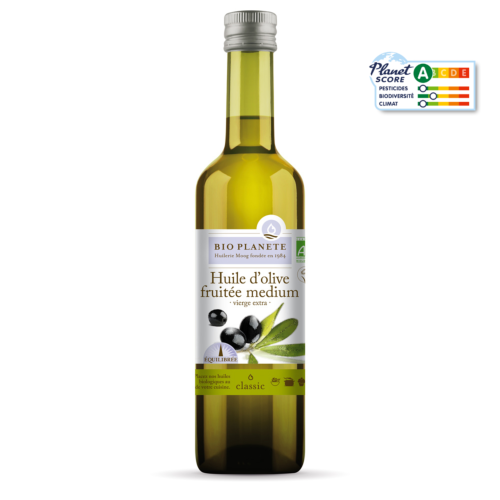 Huile d'olive fruitée medium vierge extra, Bio Planète, 500ml*