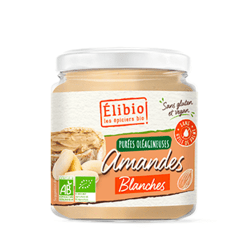 Purée d'amande blanche bio, Elibio, 250g*