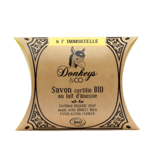 Savon au lait d'ânesse à l'immortelle, Donkeys & Co, 100g*