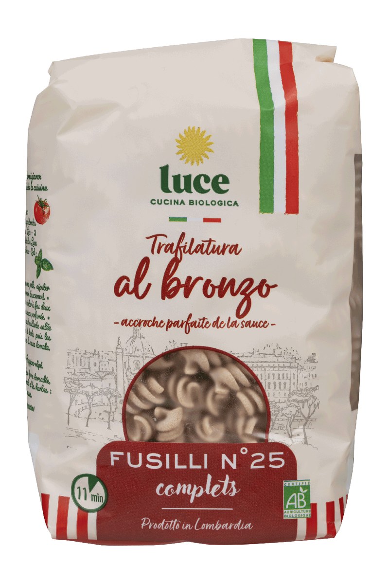 Fusilli complet bronze, Luce, 500g*