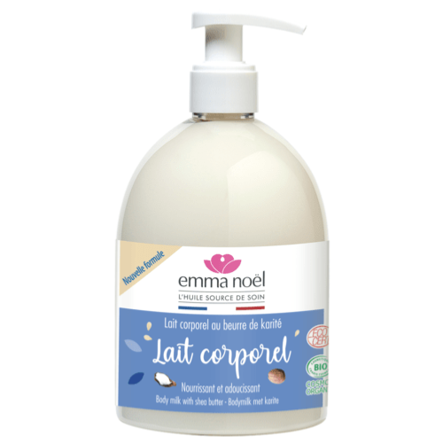 Lait Corporel Karité Cosmébio Cosmos (nouvelle formule), Emma Noël, 500ml*