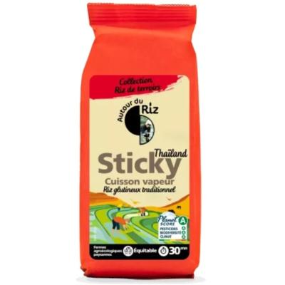 Sticky Rice cuisson vapeur Commerce équitable, Autour du Riz, 500g