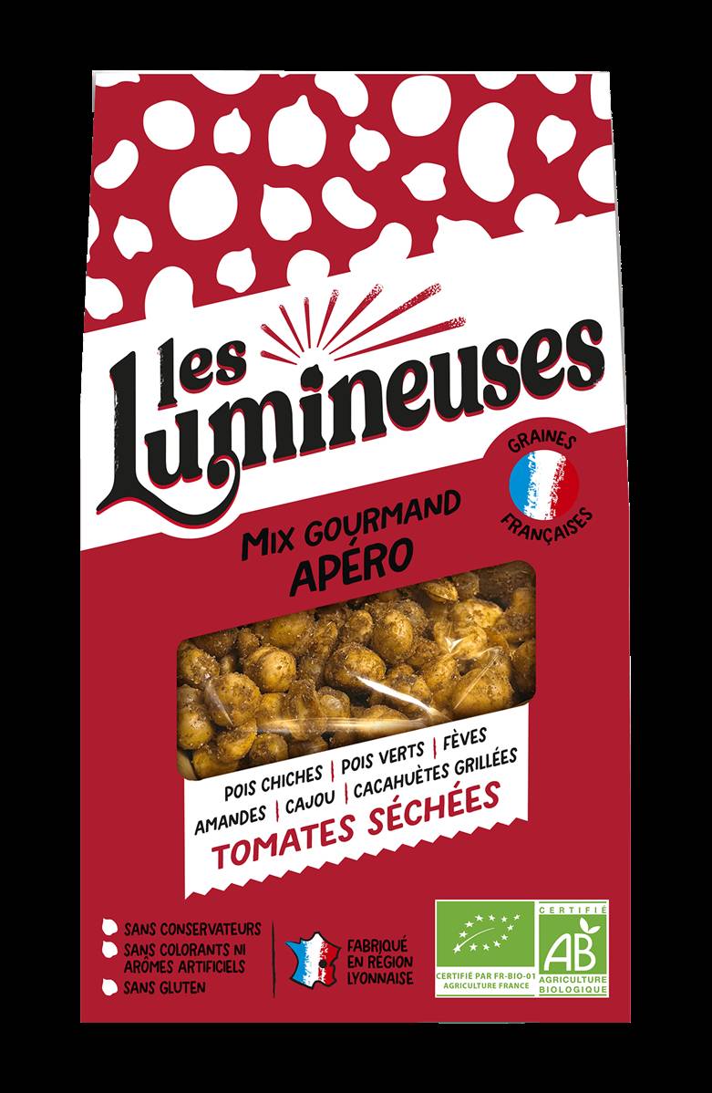Mix apéro tomate séchée, Les Lumineuses, 90g