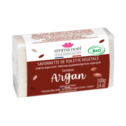 Savonnette à l'Huile d'Argan Bio, Emma Noël, 100g*