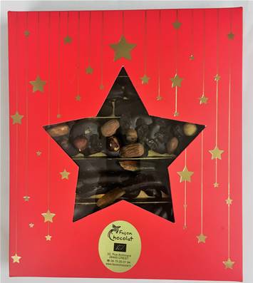 Boîte Etoile, assortiment festif, Façon Chocolat, 190g
