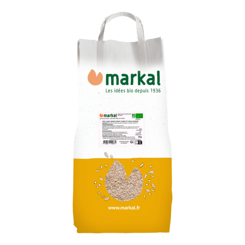 Riz long grain demi complet, Markal, 5kg*