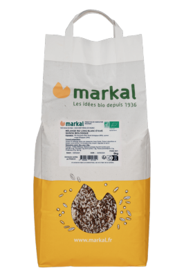 Quinoa rouge + riz étuvé, Markal, 5kg