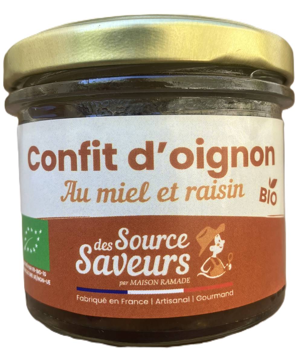 Confit d'Oignons miel et raisin, Pascal Ramade, 100g*
