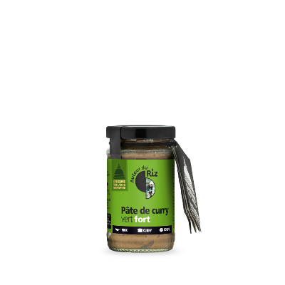 Pâte de curry vert fort, Autour du Riz, 100g