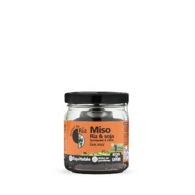 Miso de riz complet pasteurisé Gen mai Commerce équitable, Autour du Riz, 200g