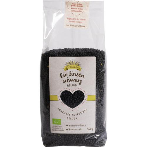 Lentilles noires - Beluga BIO, Leib und Gut, 500g*
