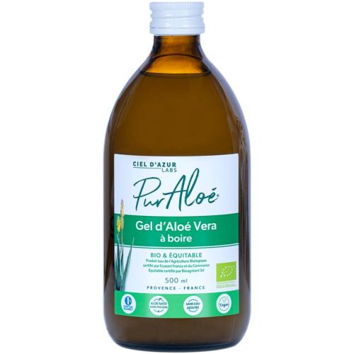 Aloe vera gel à boire équitable, Pur'Aloé, 500ml*