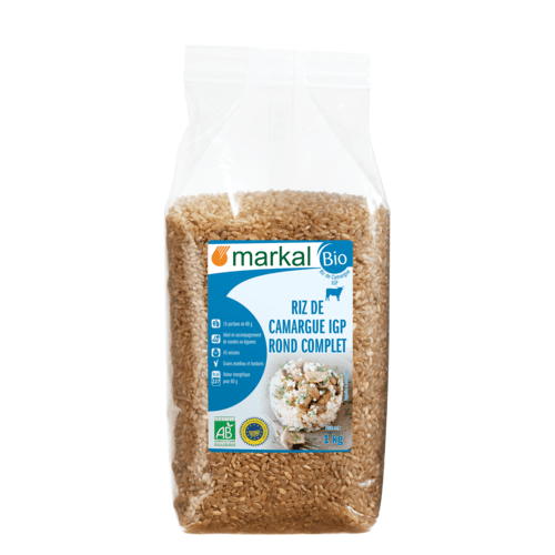 Riz rond complet de Camargue, Markal, 1kg*
