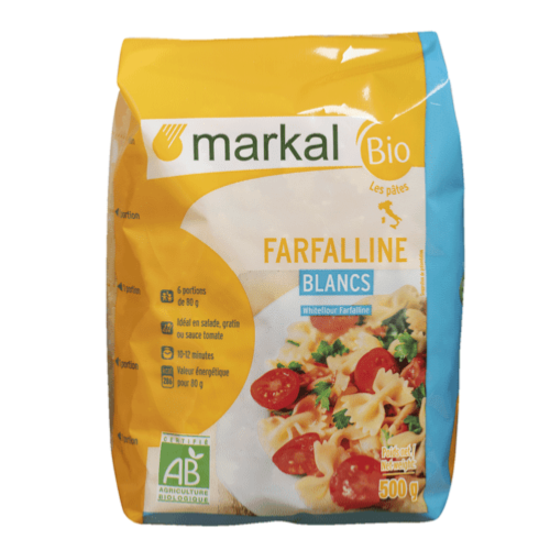 Pâtes farfalline blanches, Markal, 500g*