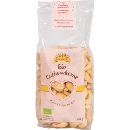Noix de cajou BIO, Leib und Gut, 200g*