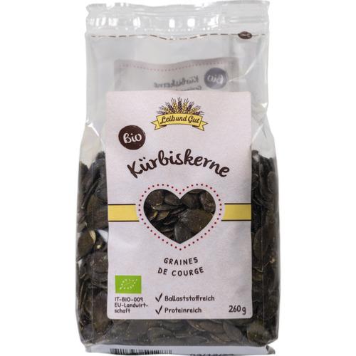 Graines de courge BIO, Leib und Gut, 260g*