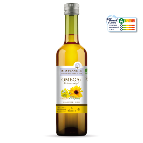 Huile Oméga+, Bio Planète, 500ml*