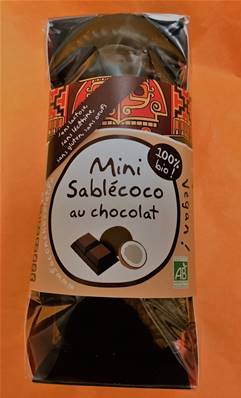 Mini Sablécoco chocolat, Façon Chocolat, 100g