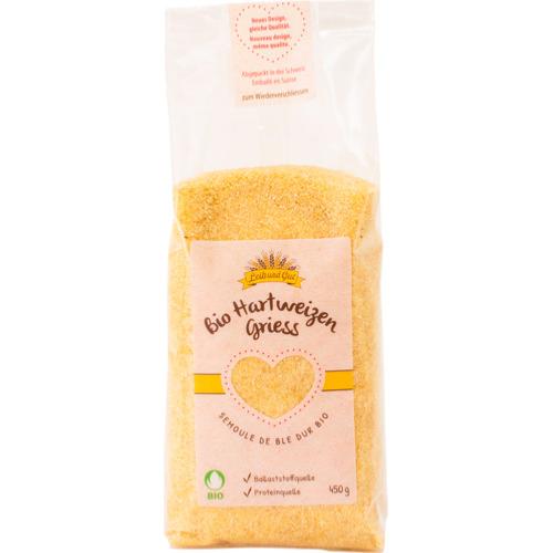 Semoule complète de blé dur BIO (Label Knospe) Import, Leib und Gut, 450g*