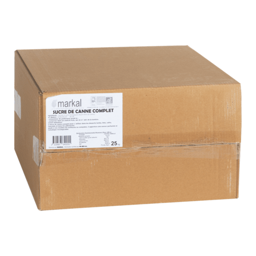 Sucre de canne complet, Markal, 25kg