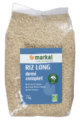 Riz long demi-complet, Markal, 2kg
