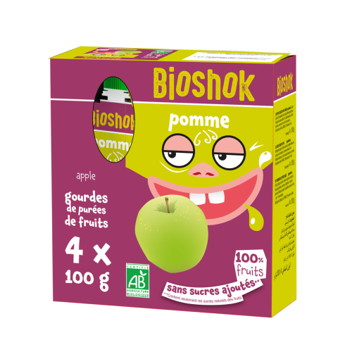 Gourde pomme, Bioshok, 4x100g*
