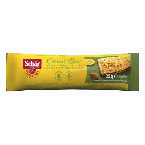 Barre céréal vitamine sans gluten, Schär, 25g