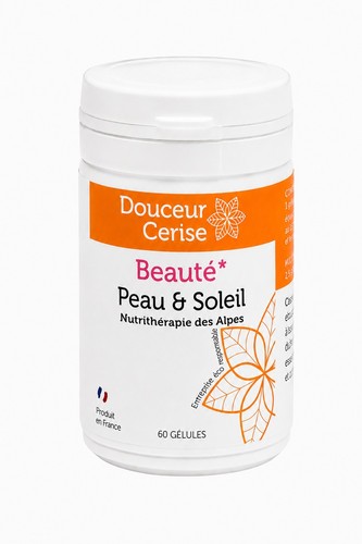 Peau & soleil, Douceur Cerise, 60 gélules*