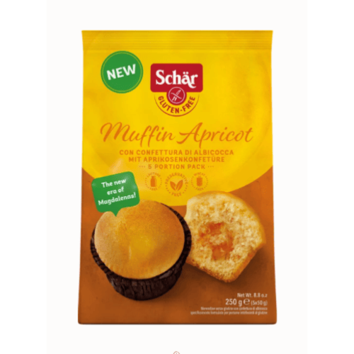 Muffins apricot sans gluten, Schär, 250g