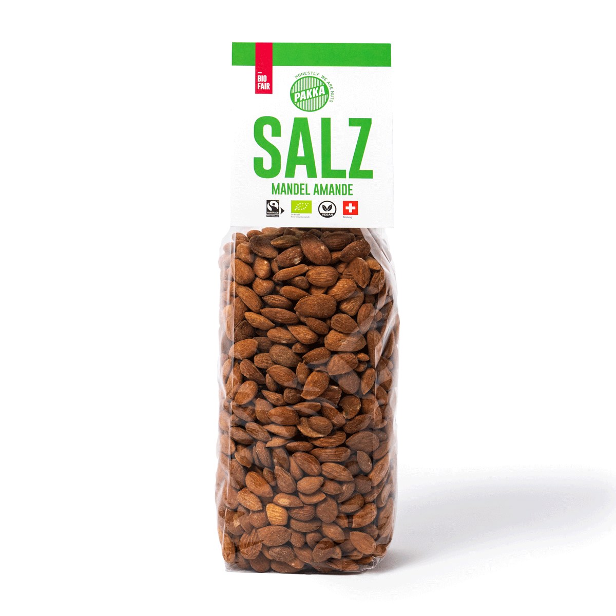 Amandes grillées au sel marin, Pakka, 1kg*