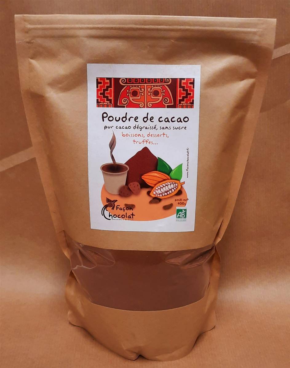 Poudre de cacao maigre, Façon Chocolat, 400g*
