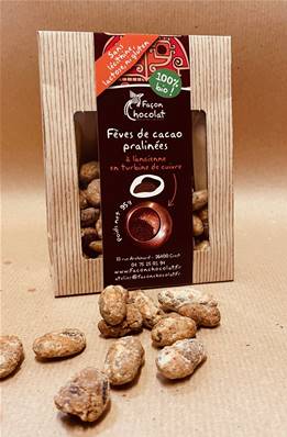 Pralines Fèves Cacao, Façon Chocolat