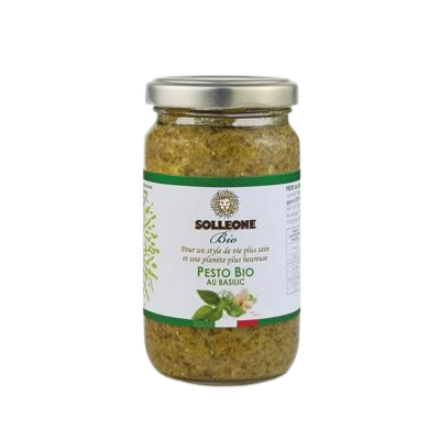 Pesto au basilic, Solleone Bio, 140g*