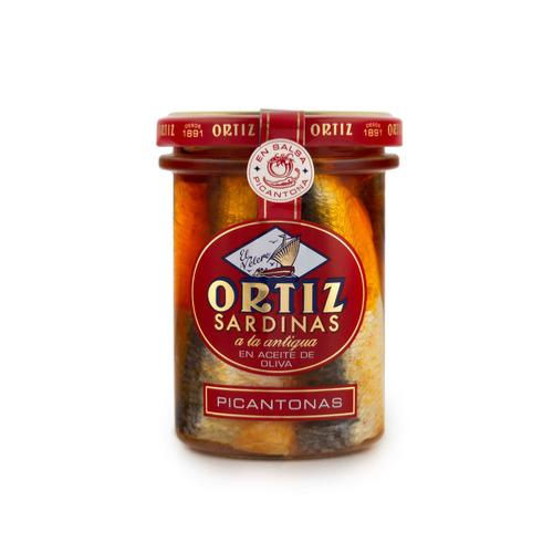 Sardines sauce Picantona - bocal verre, Ortiz, 190g*