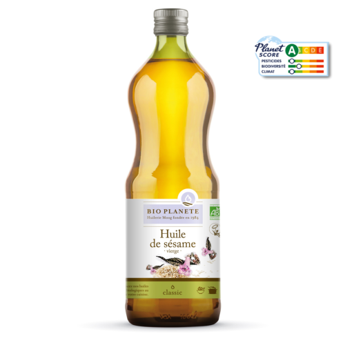 Huile de sésame vierge, Bio Planète, 1l*