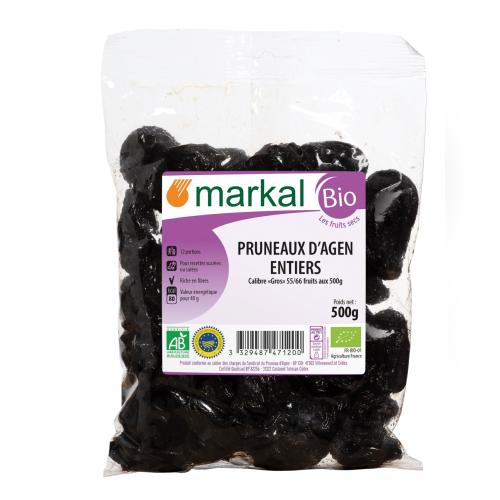 Pruneaux d'agen 1/2 secs entiers, Markal, 500g*