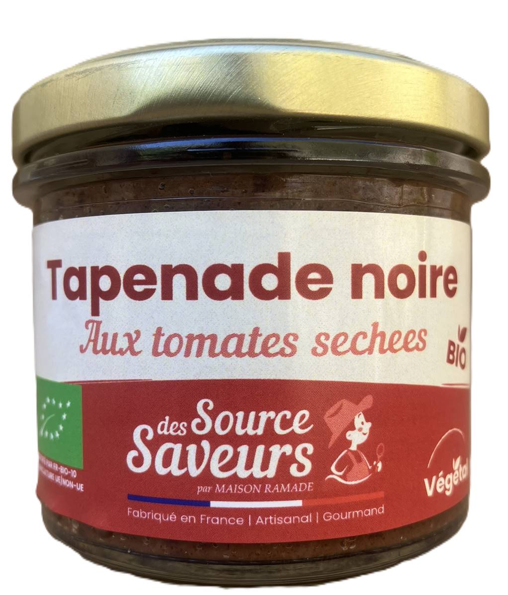 Tapenade noire aux tomates séchées, Pascal Ramade, 100g*