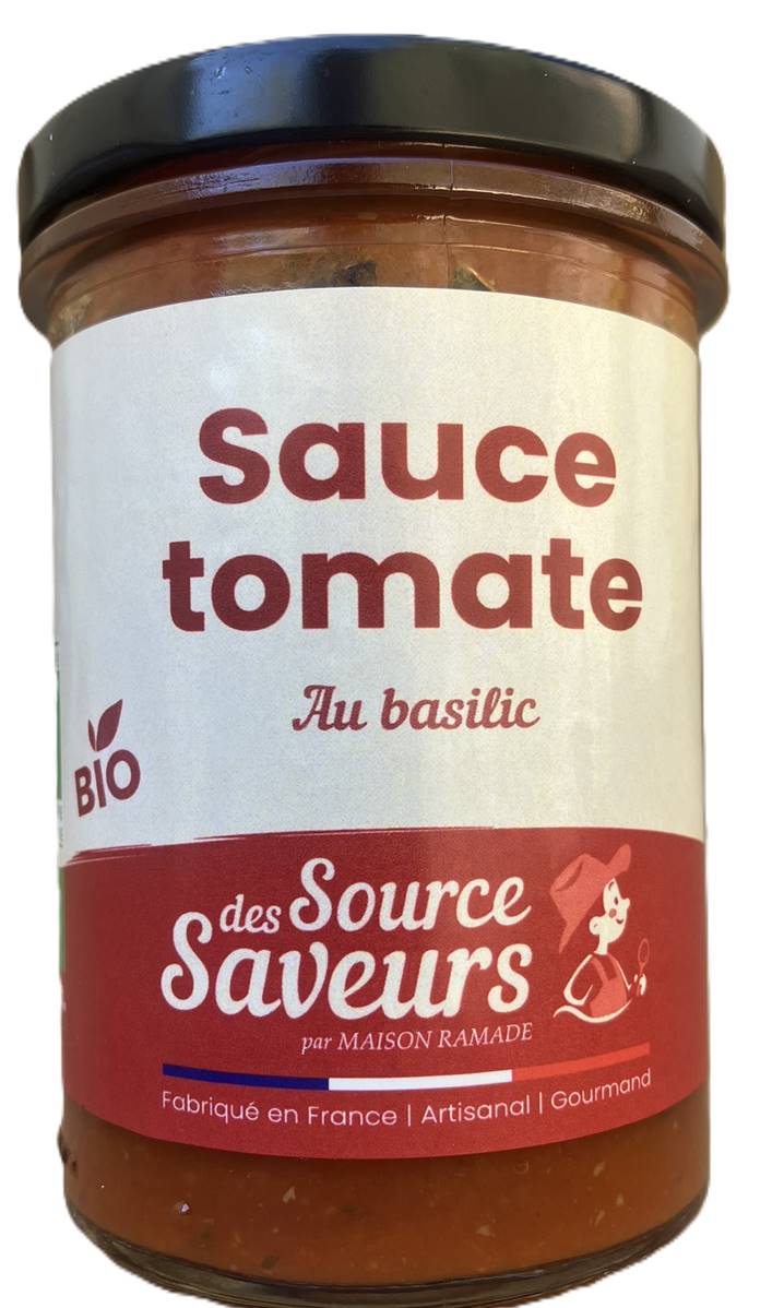 Sauce tomate au basilic, Pascal Ramade, 200g*