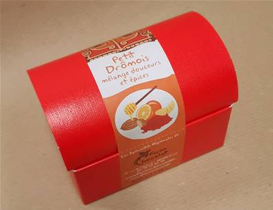 Le Petit Drômois (ép. pain d'épices,miel,amandes,éc. D'orange), Façon Chocolat, 150g